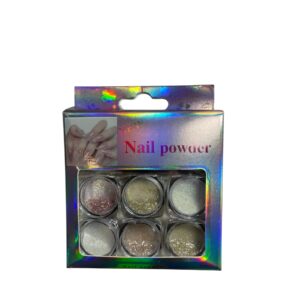 Gliter/efecto azúcar x6